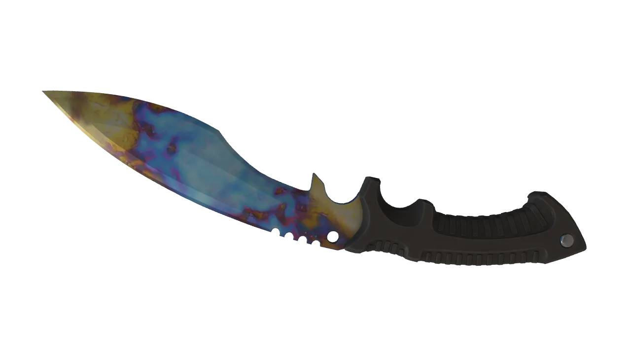 Kukri Knife | Case Hardened seed #134, back