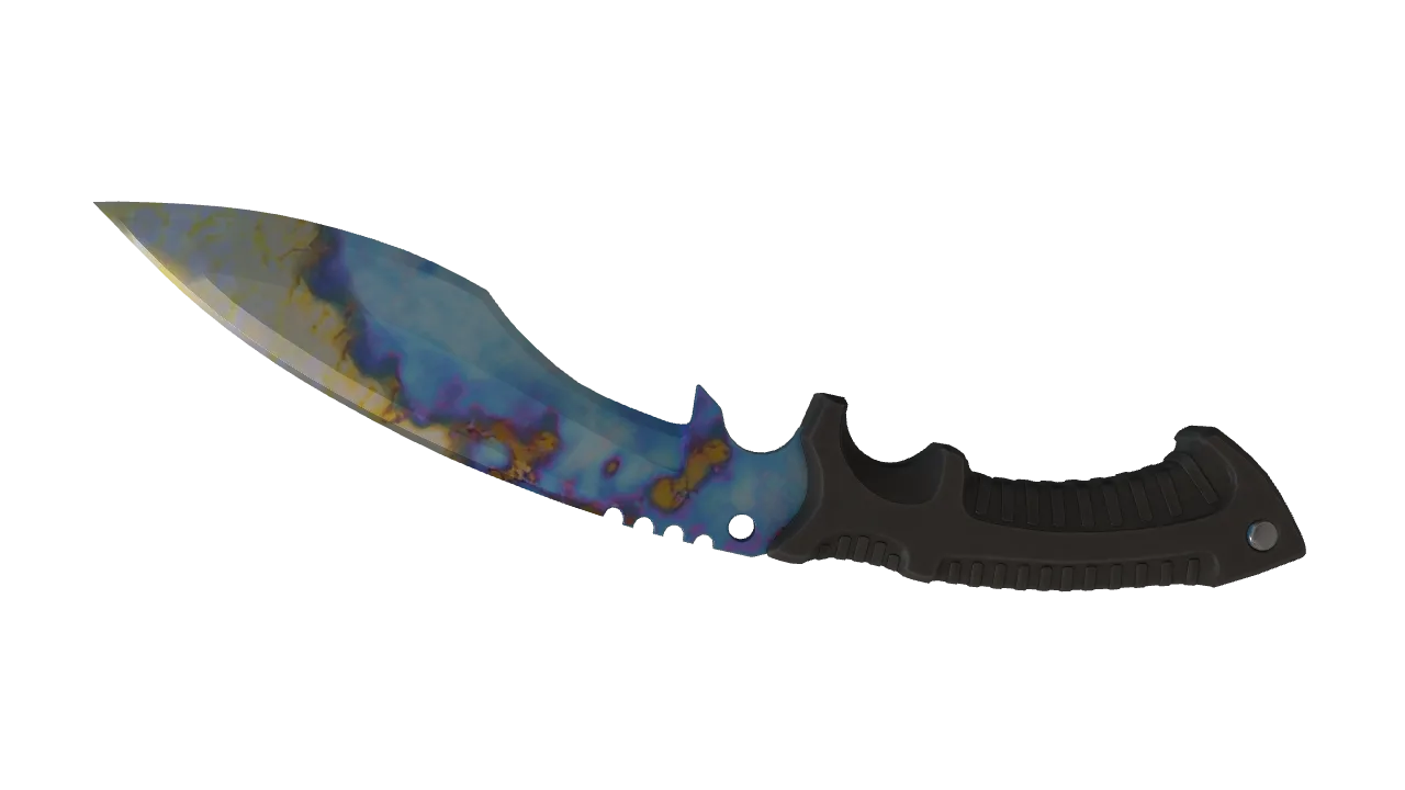 Kukri Knife | Case Hardened seed #14, back