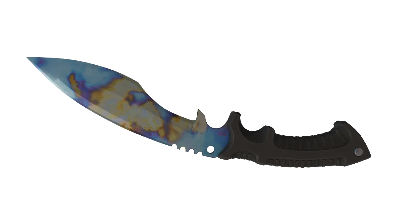 Kukri Knife | Case Hardened seed #147, back