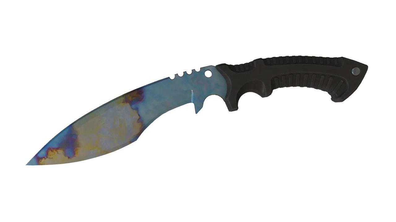 Kukri Knife | Case Hardened seed #147, front