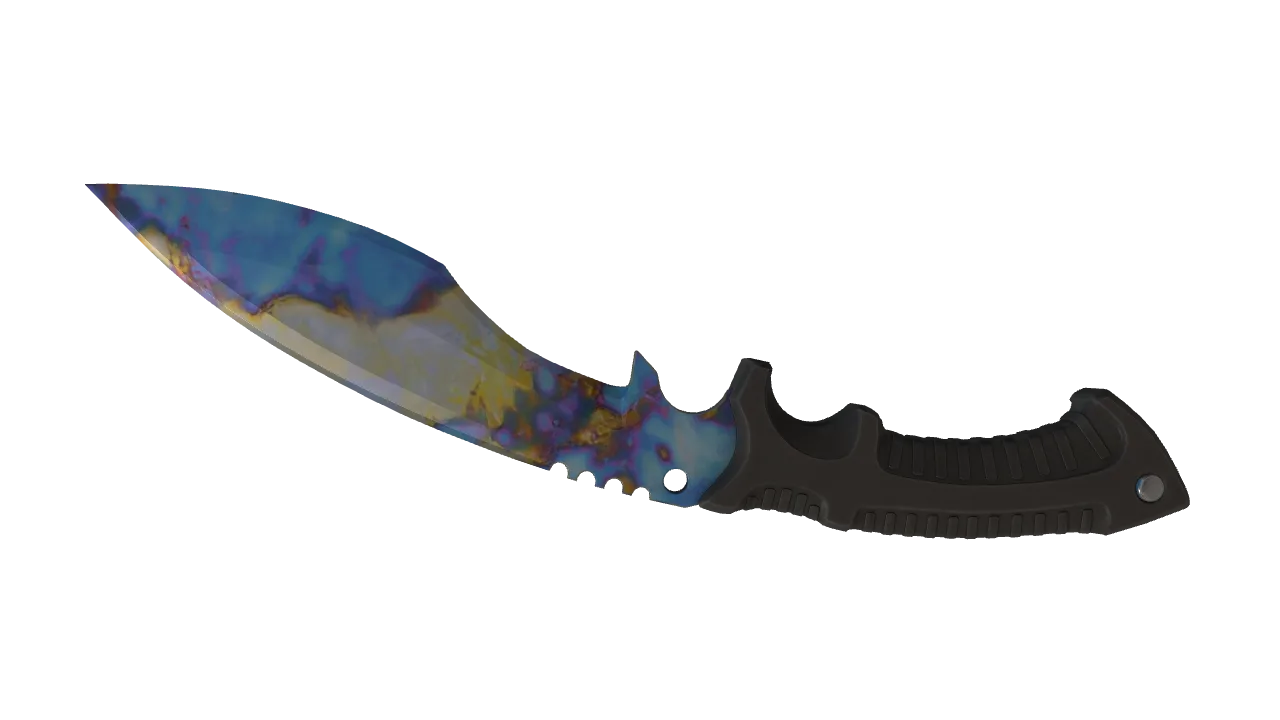 Kukri Knife | Case Hardened seed #153, back