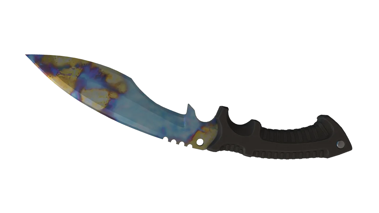 Kukri Knife | Case Hardened seed #176, back