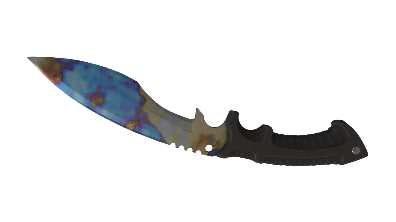 Kukri Knife | Case Hardened seed #177, back