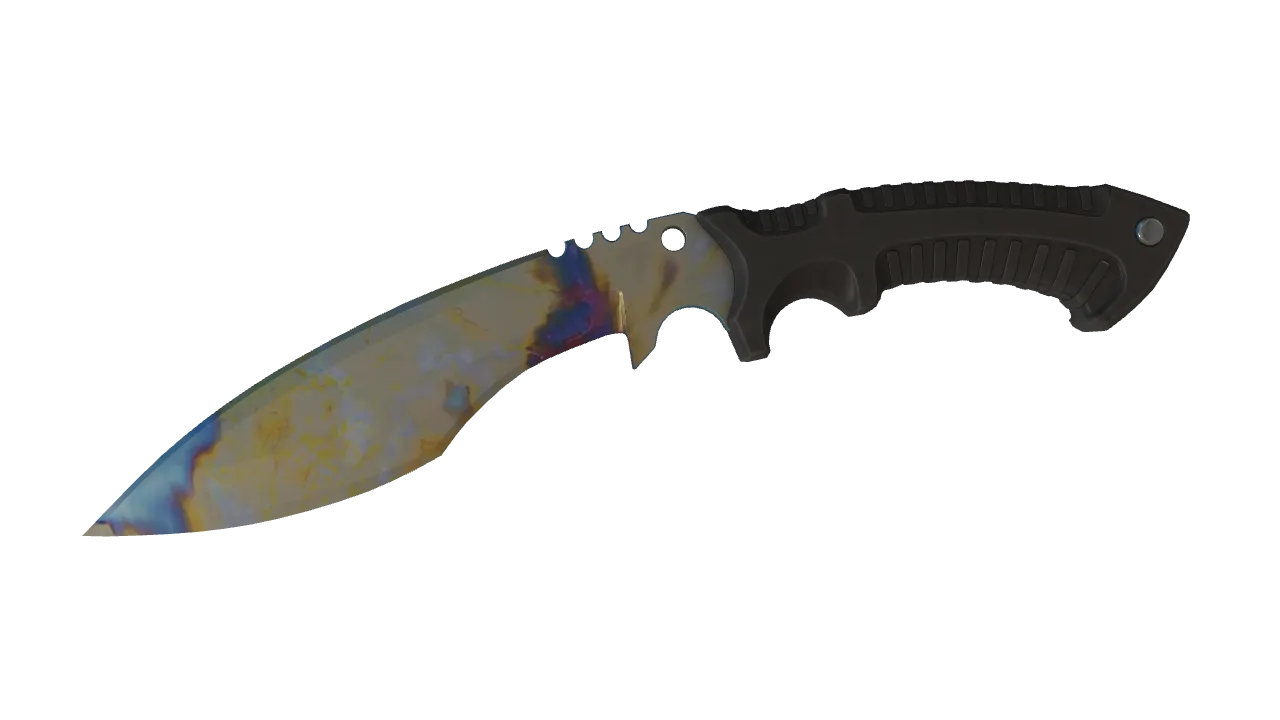 Kukri Knife | Case Hardened seed #179, front
