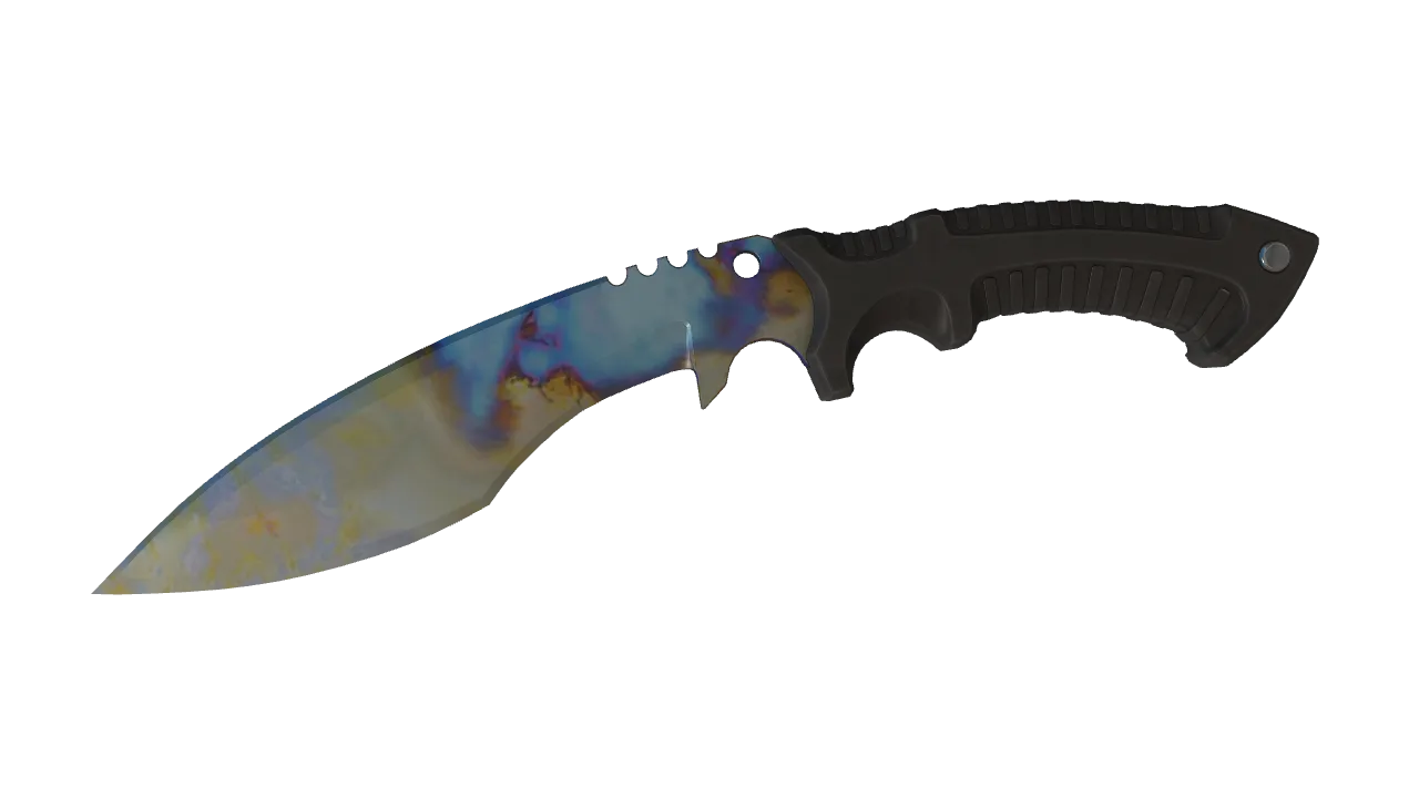 Kukri Knife | Case Hardened seed #188, front