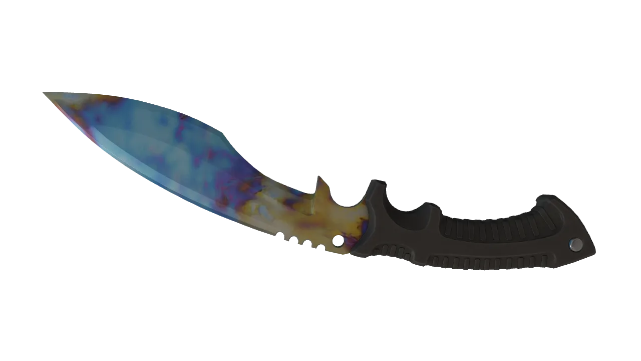 Kukri Knife | Case Hardened seed #20, back