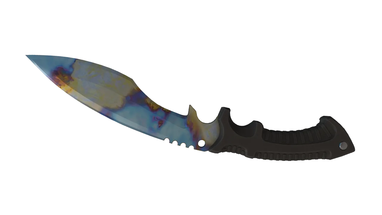 Kukri Knife | Case Hardened seed #208, back