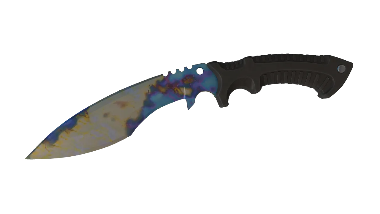 Kukri Knife | Case Hardened seed #236, front