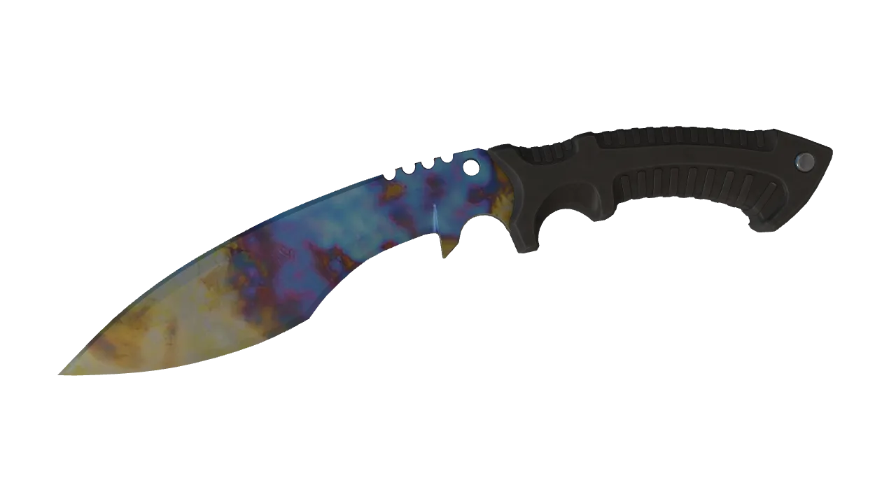 Kukri Knife | Case Hardened seed #245, front