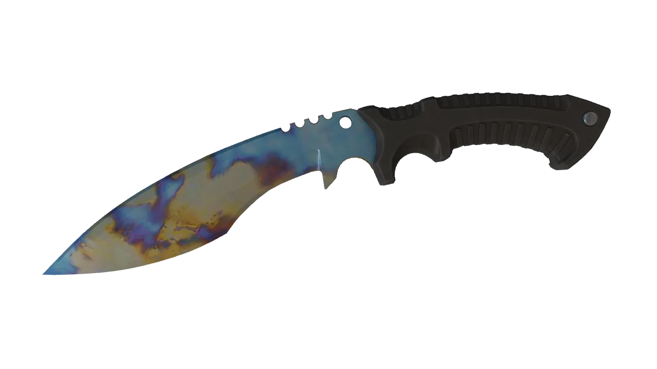 Kukri Knife | Case Hardened seed #248, front