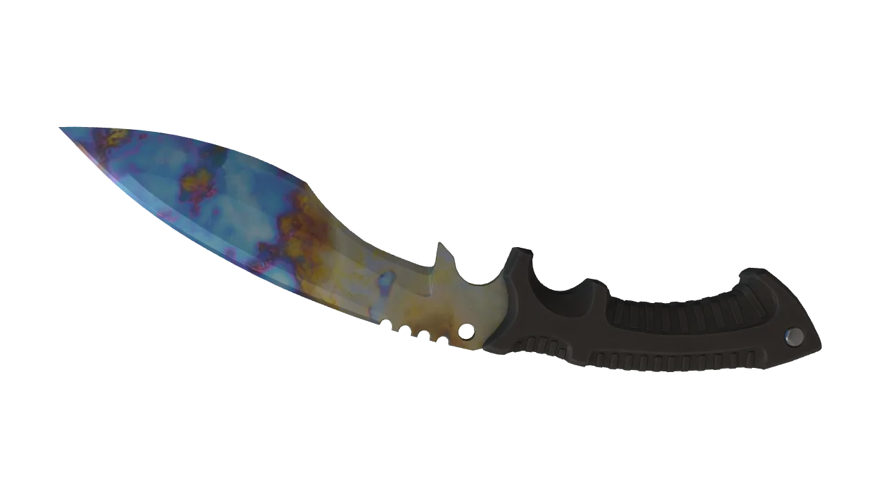 Kukri Knife | Case Hardened seed #25, back