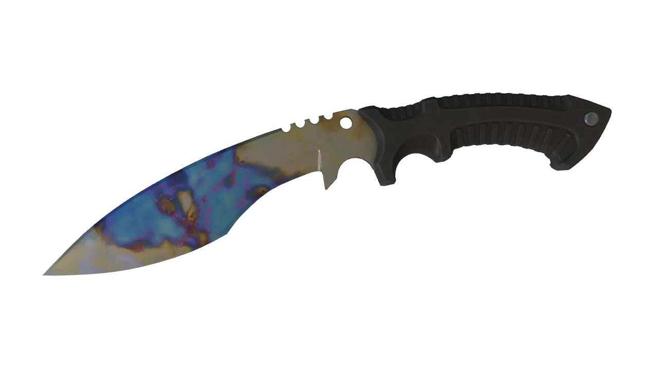 Kukri Knife | Case Hardened seed #25, front