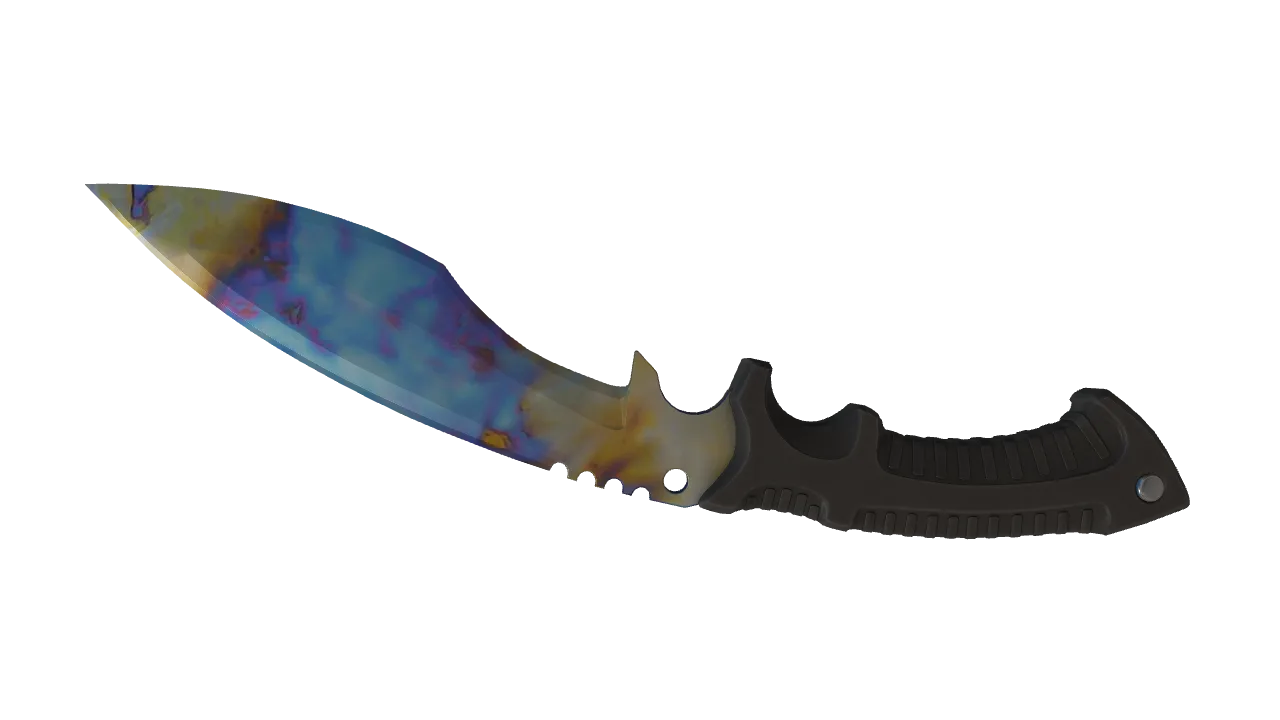 Kukri Knife | Case Hardened seed #254, back