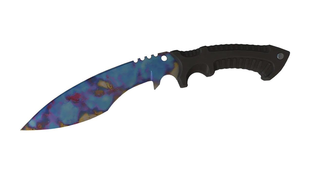 Kukri Knife | Case Hardened seed #263, front