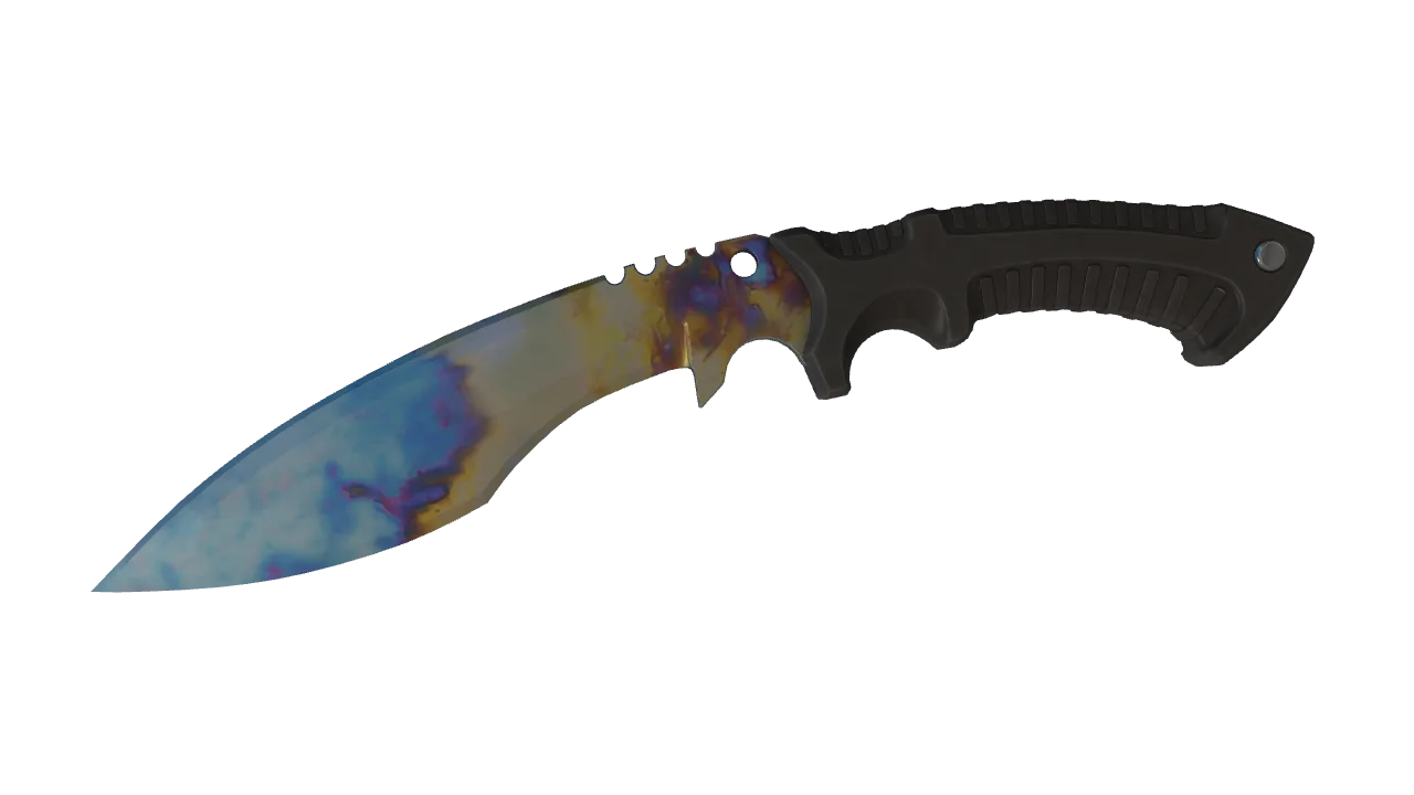 Kukri Knife | Case Hardened seed #269, front