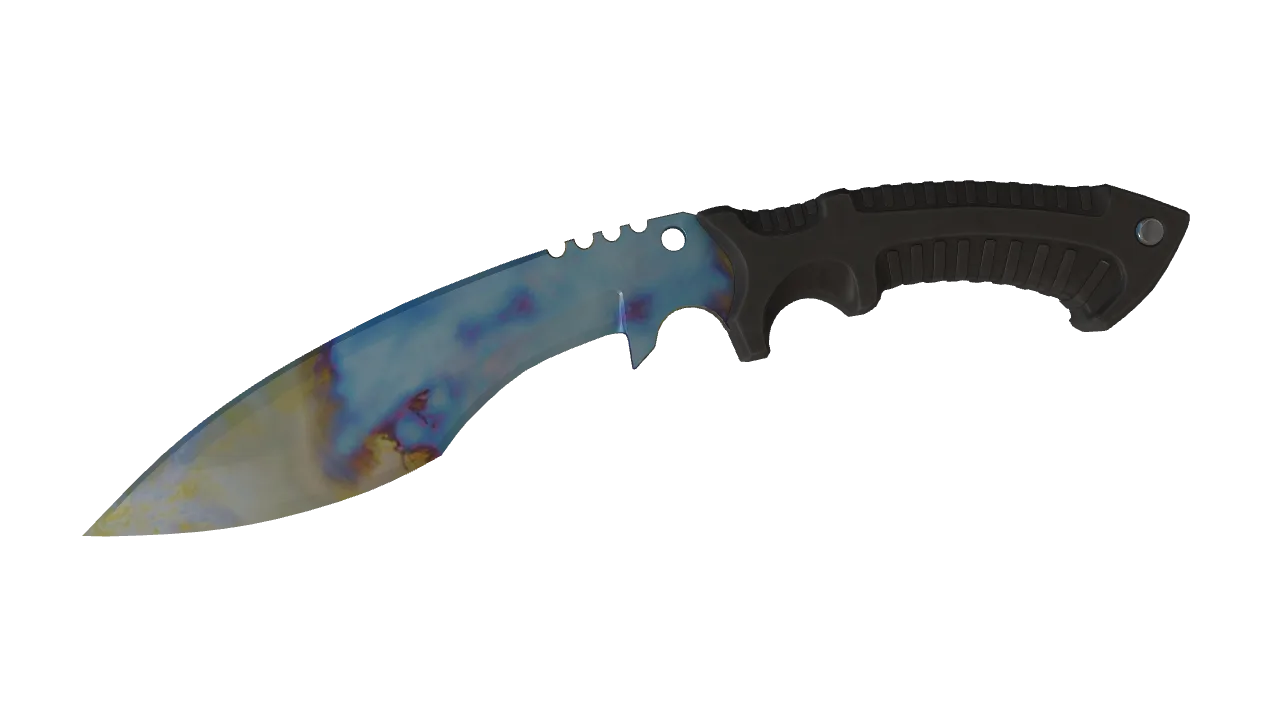 Kukri Knife | Case Hardened seed #27, front