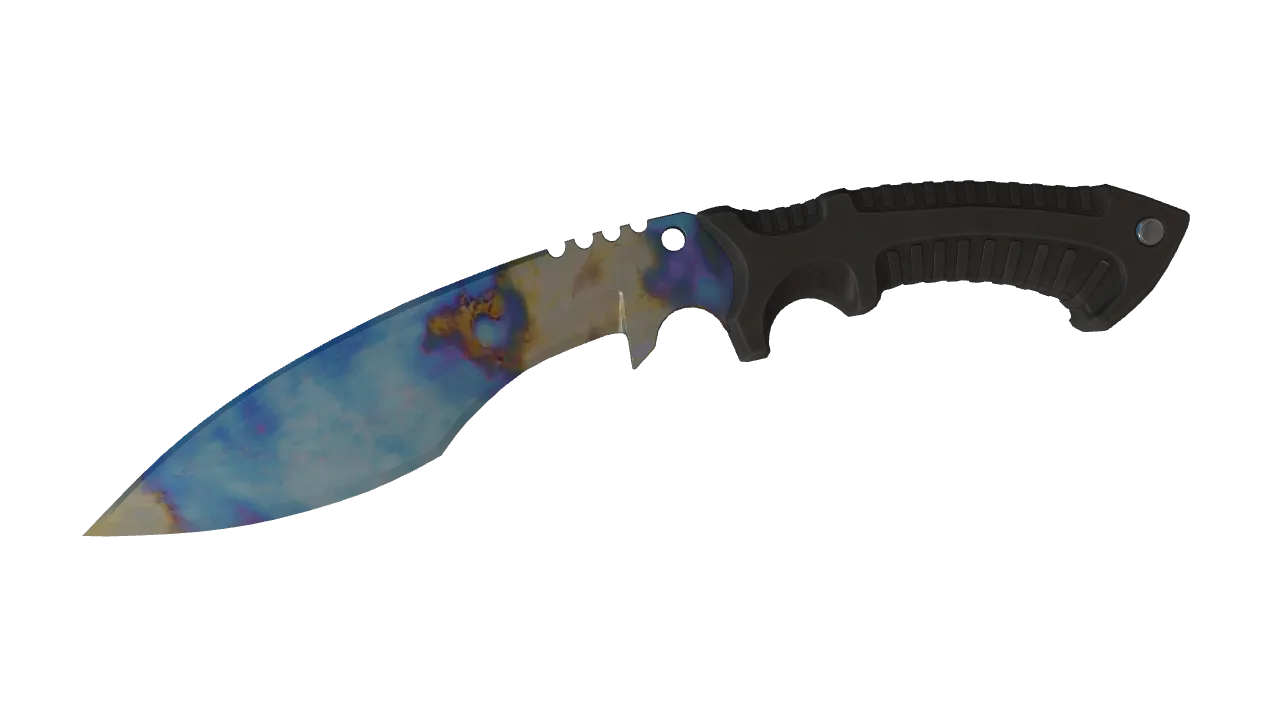 Kukri Knife | Case Hardened seed #273, front