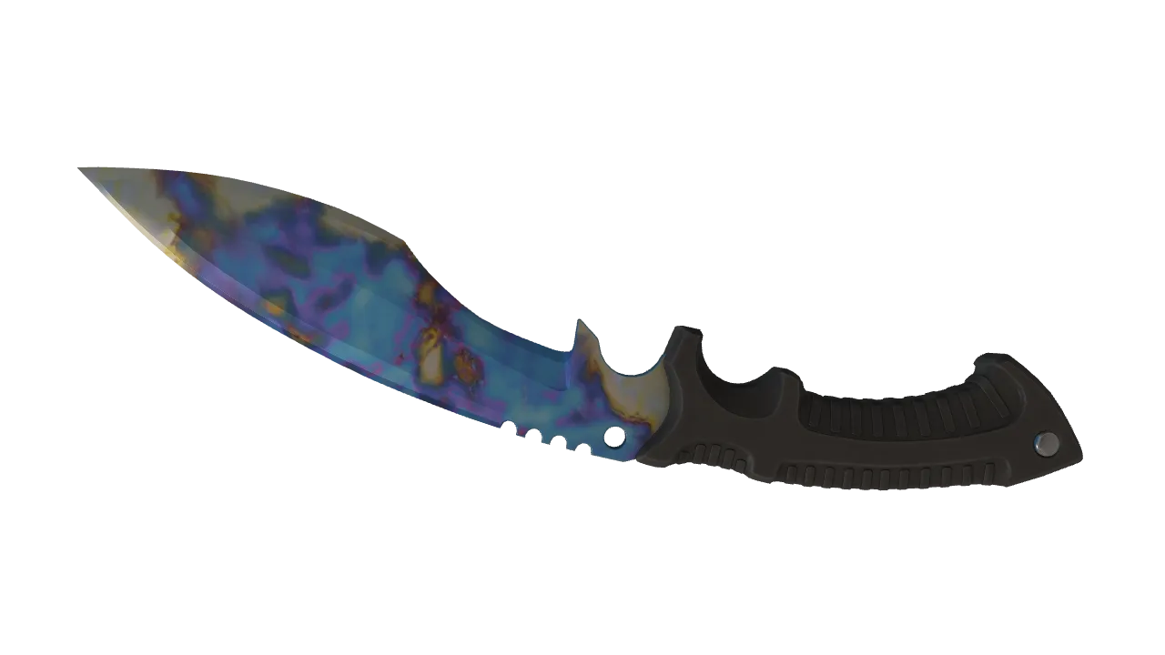 Kukri Knife | Case Hardened seed #281, back