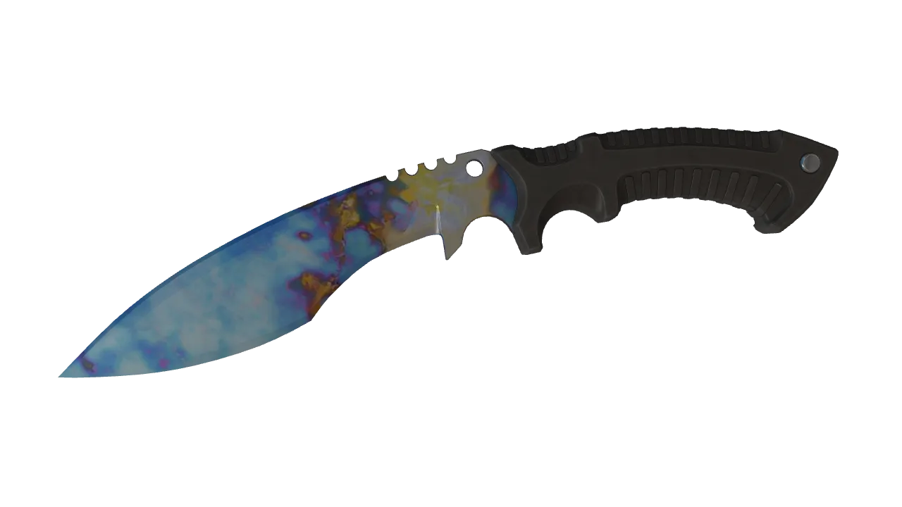 Kukri Knife | Case Hardened seed #282, front