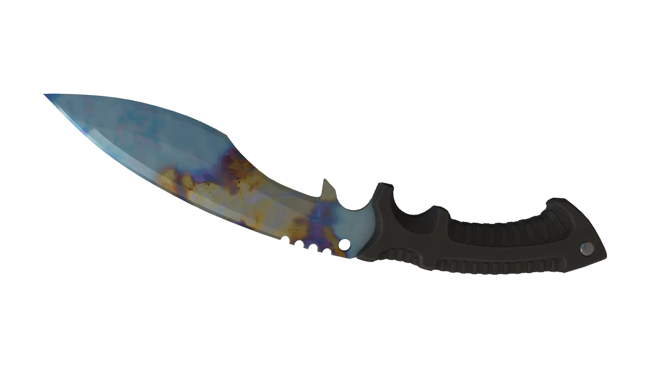 Kukri Knife | Case Hardened seed #306, back