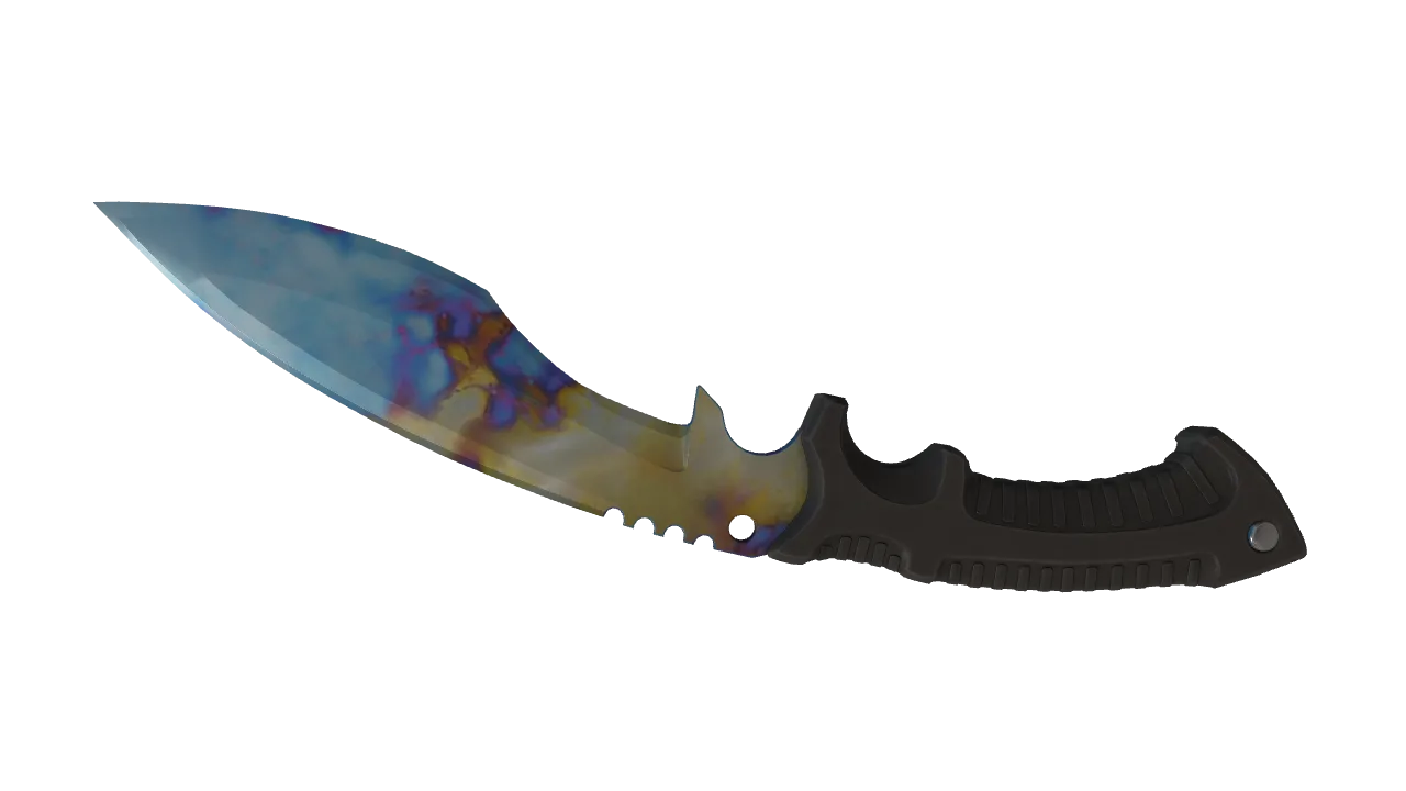 Kukri Knife | Case Hardened seed #310, back