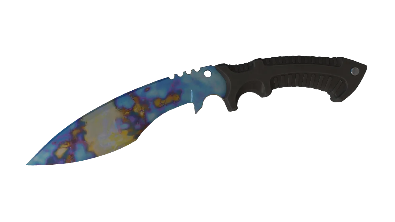 Kukri Knife | Case Hardened seed #311, front