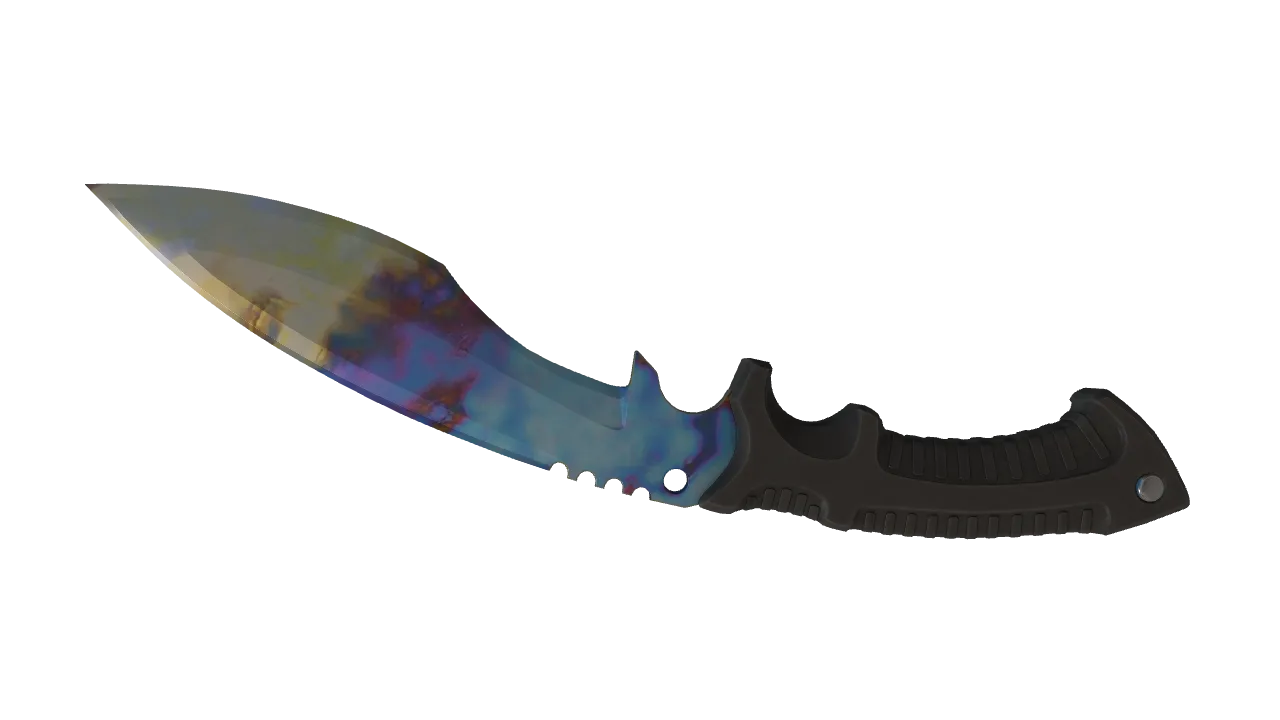 Kukri Knife | Case Hardened seed #318, back
