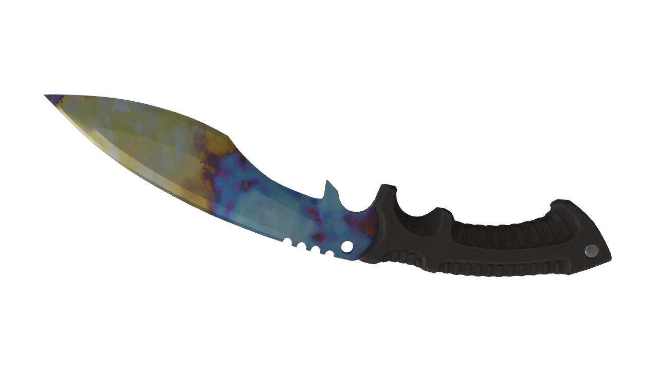 Kukri Knife | Case Hardened seed #320, back