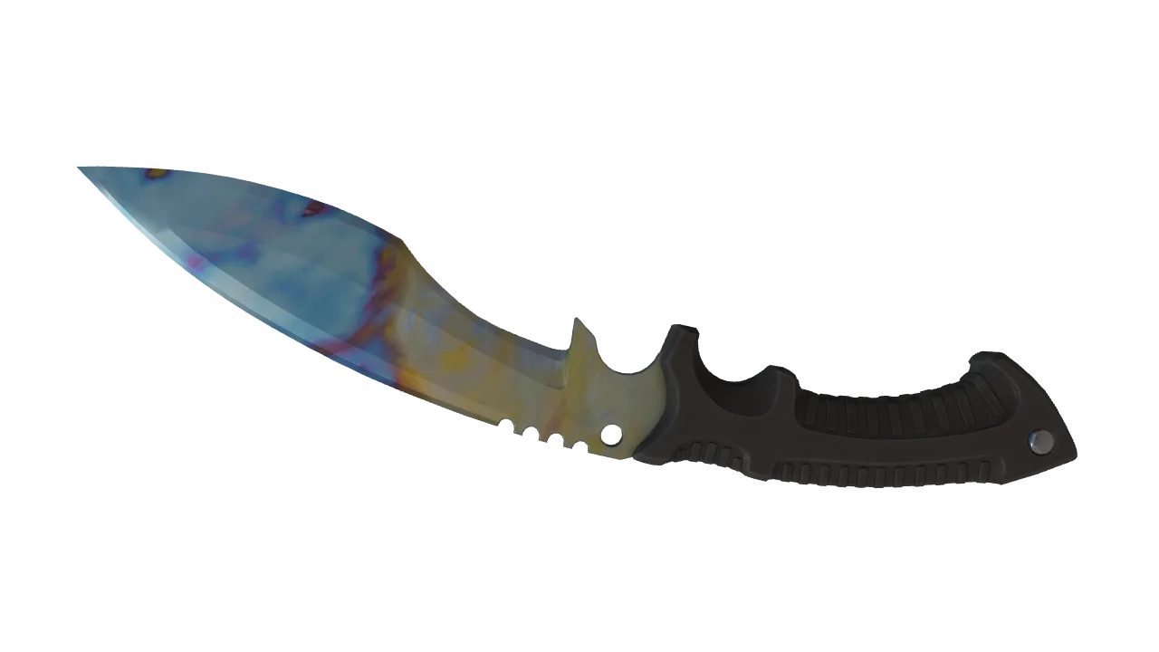 Kukri Knife | Case Hardened seed #322, back