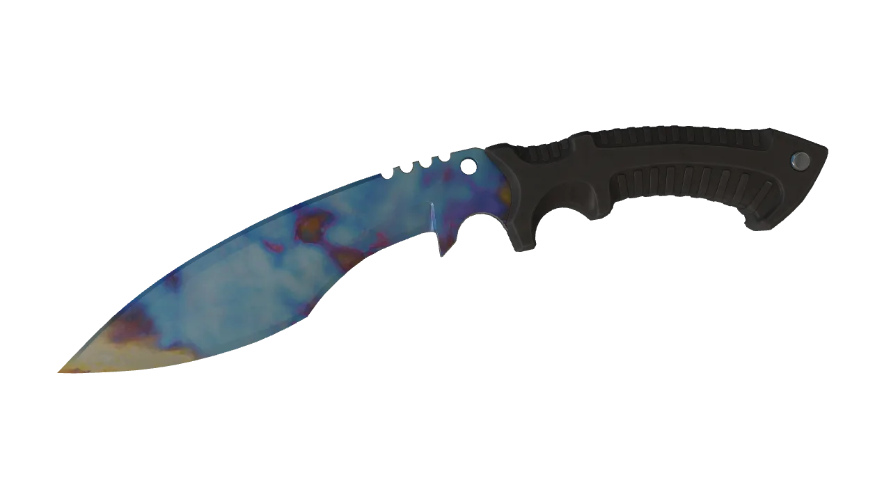 Kukri Knife | Case Hardened seed #330, front
