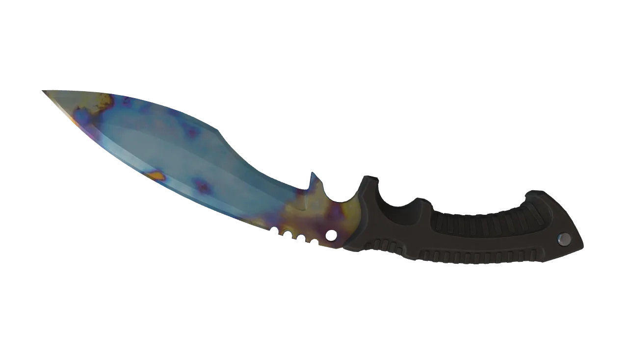 Kukri Knife | Case Hardened seed #334, back
