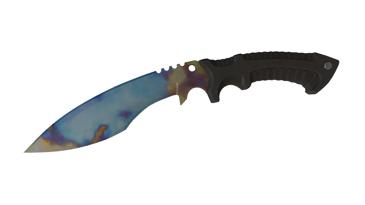 Kukri Knife | Case Hardened seed #335, front