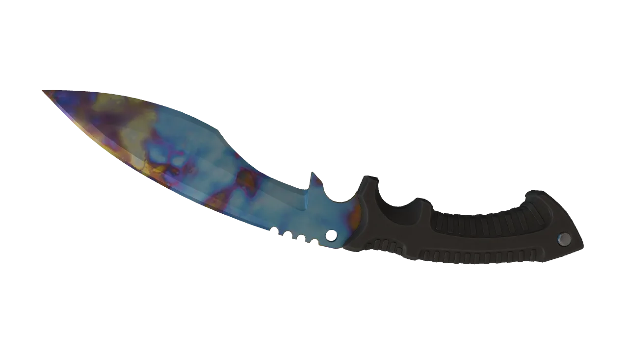 Kukri Knife | Case Hardened seed #347, back