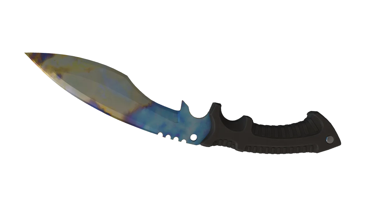 Kukri Knife | Case Hardened seed #358, back