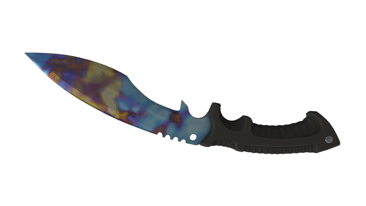 Kukri Knife | Case Hardened seed #365, back