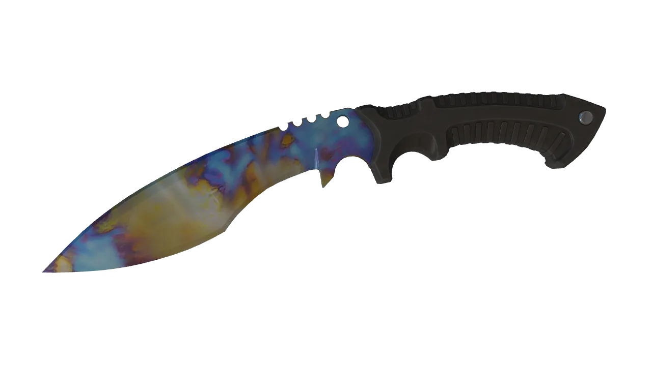 Kukri Knife | Case Hardened seed #365, front