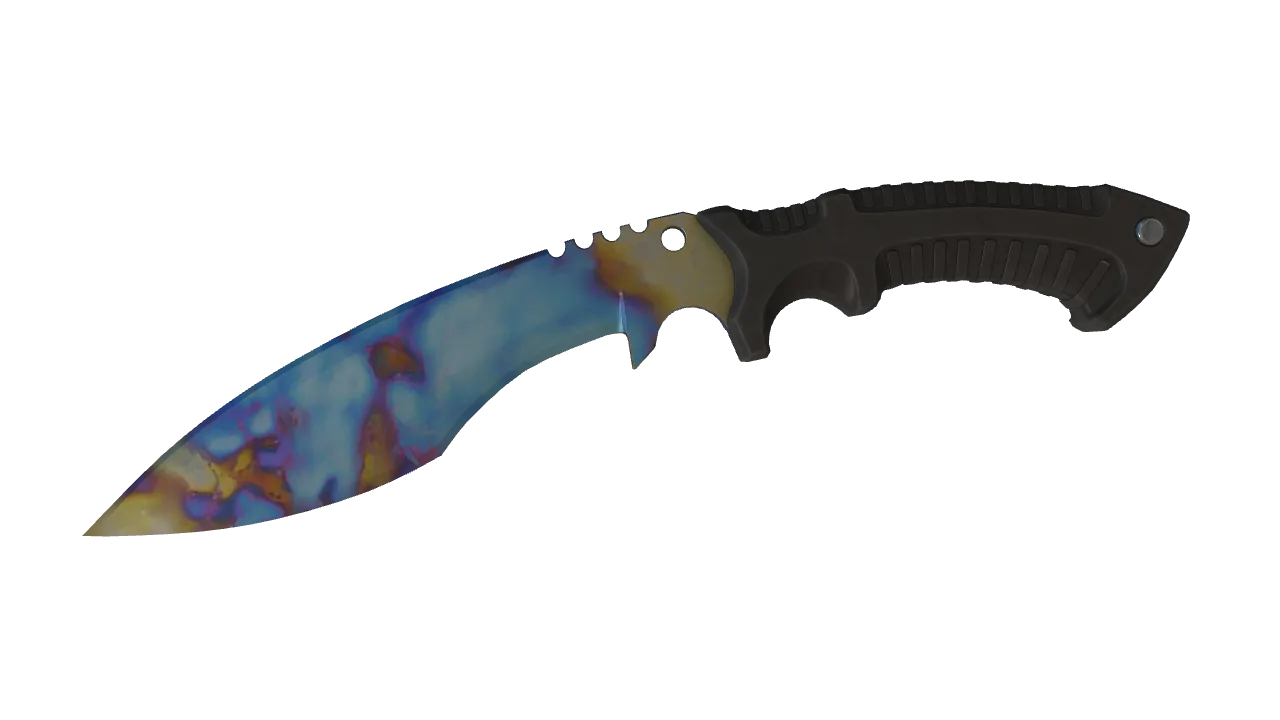Kukri Knife | Case Hardened seed #38, front