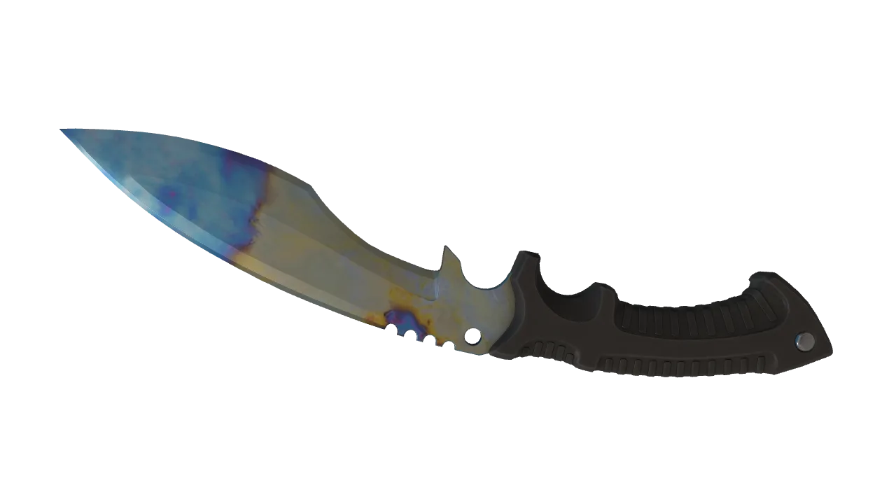 Kukri Knife | Case Hardened seed #387, back