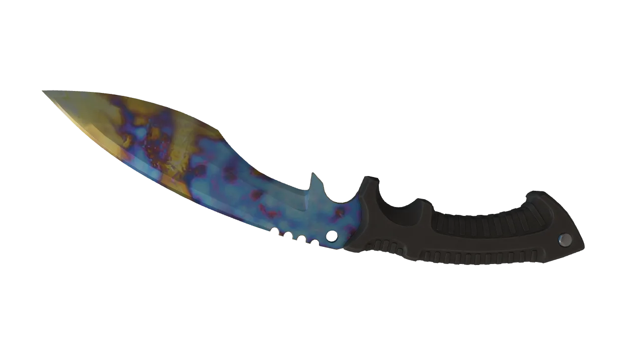 Kukri Knife | Case Hardened seed #395, back