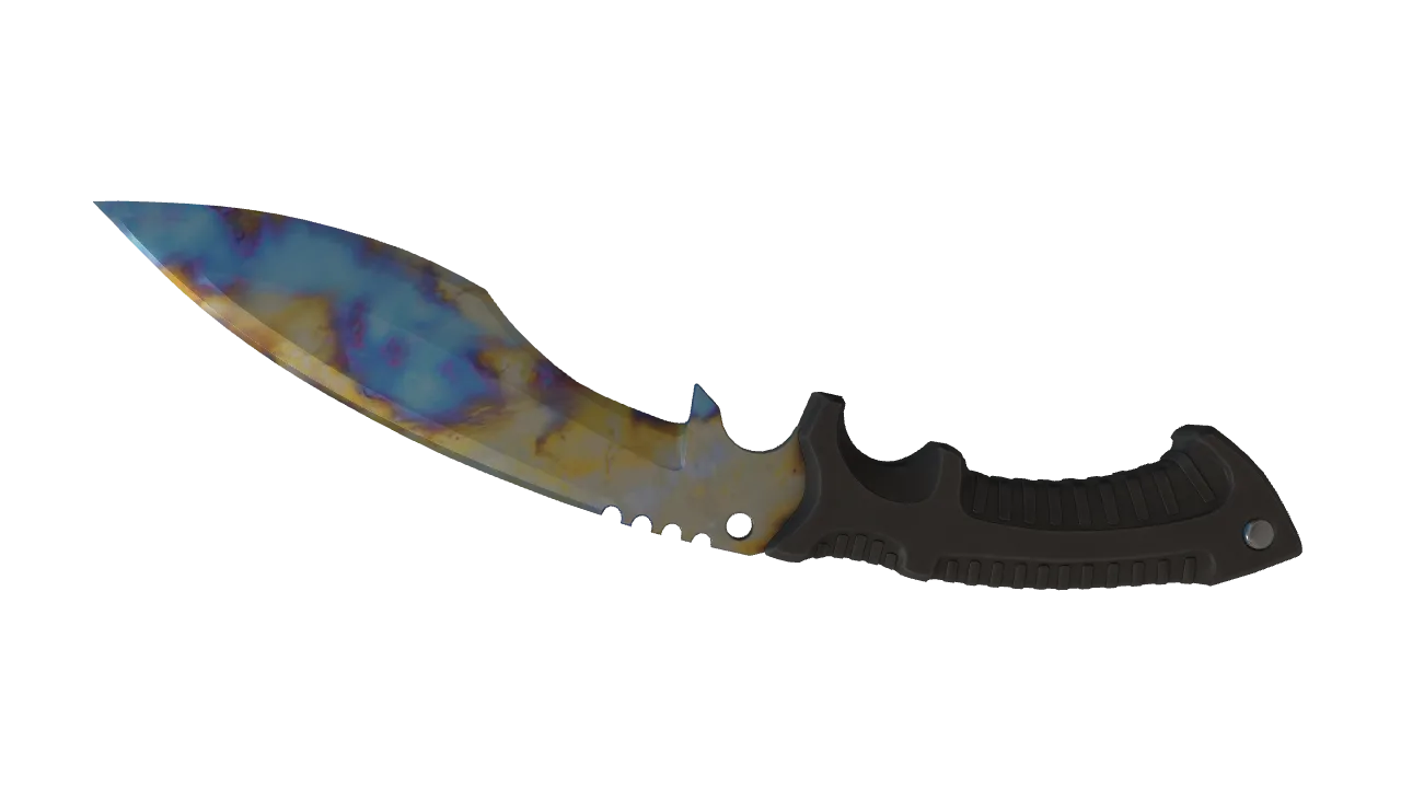 Kukri Knife | Case Hardened seed #397, back