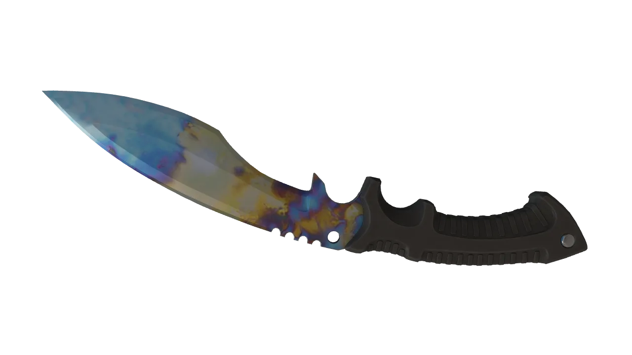 Kukri Knife | Case Hardened seed #4, back