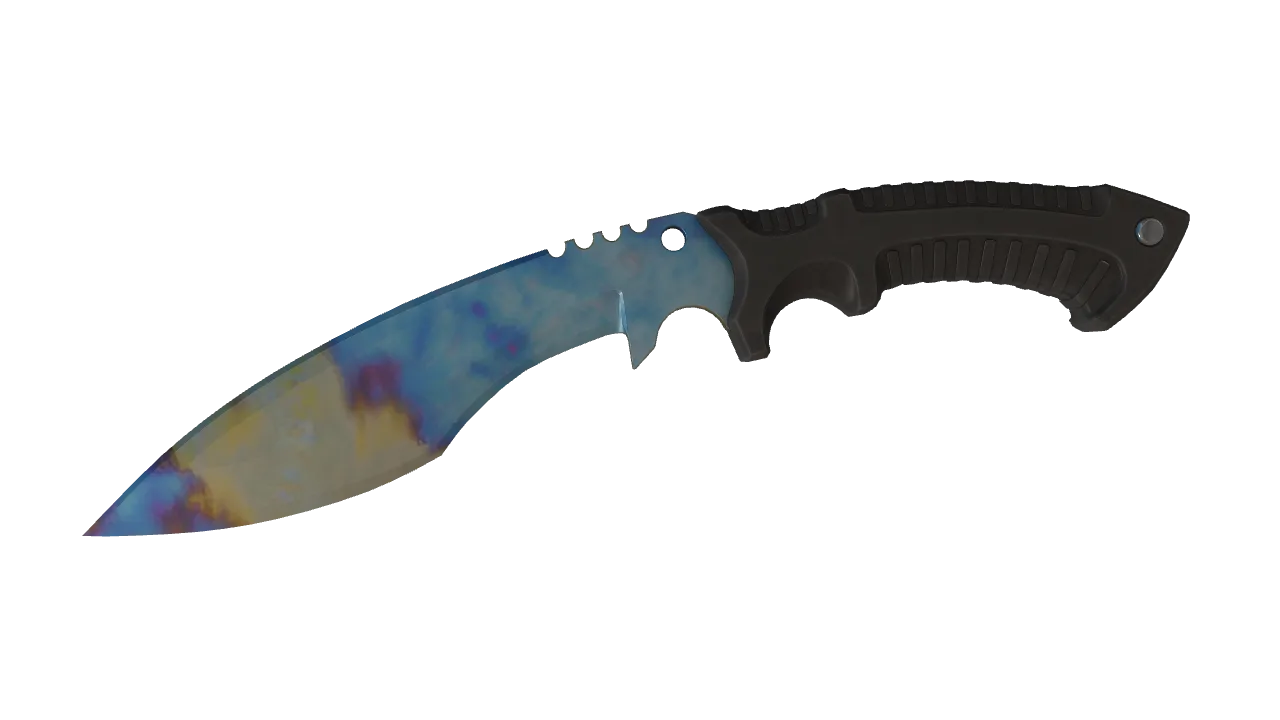 Kukri Knife | Case Hardened seed #414, front