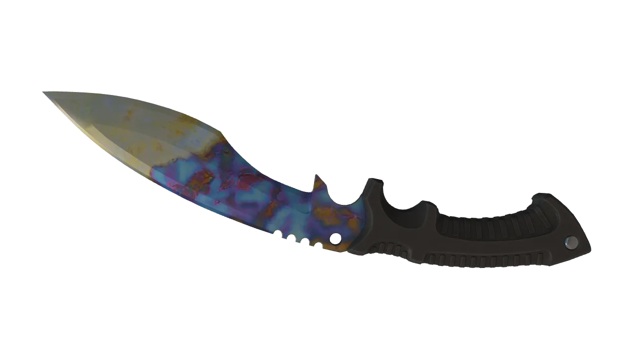 Kukri Knife | Case Hardened seed #416, back