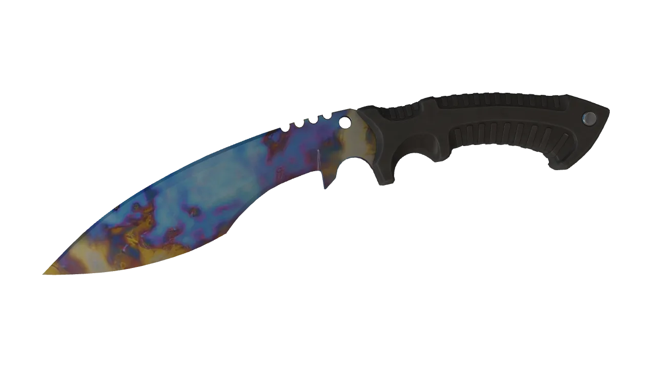 Kukri Knife | Case Hardened seed #42, front