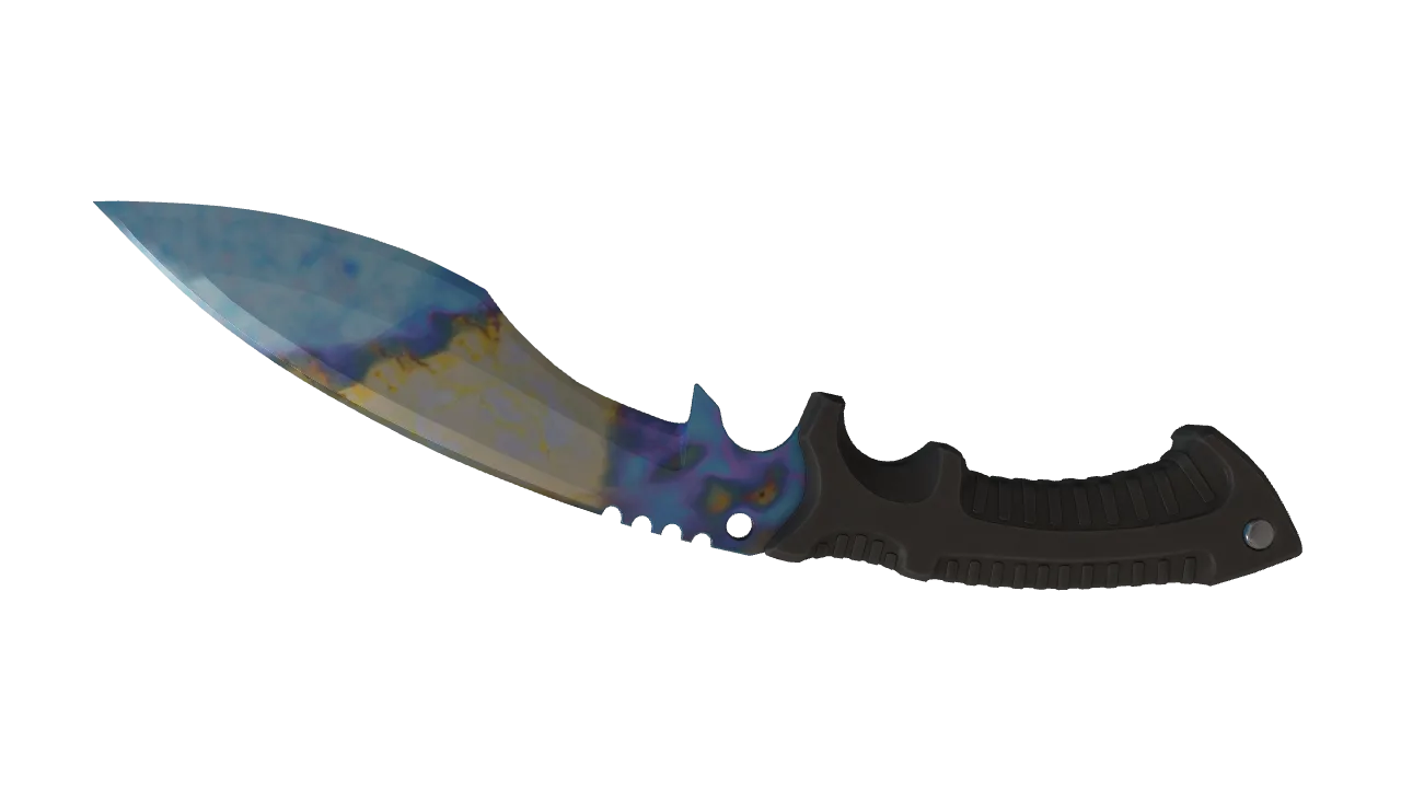 Kukri Knife | Case Hardened seed #429, back