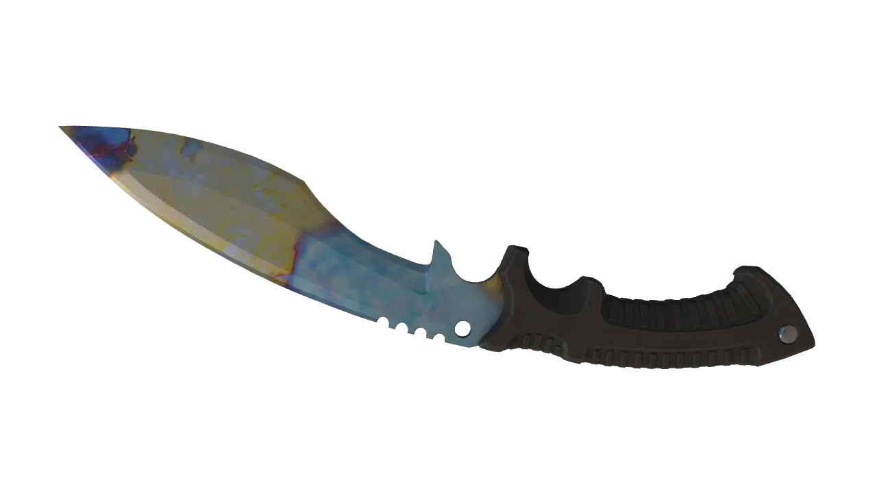 Kukri Knife | Case Hardened seed #445, back