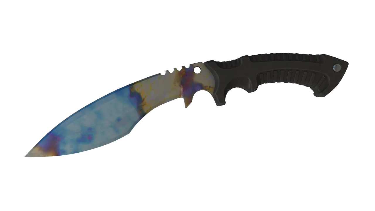 Kukri Knife | Case Hardened seed #453, front