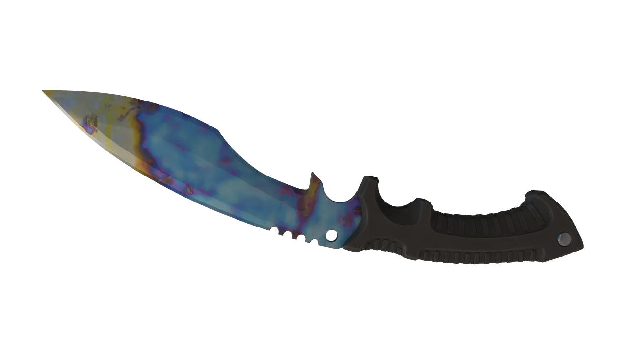 Kukri Knife | Case Hardened seed #457, back