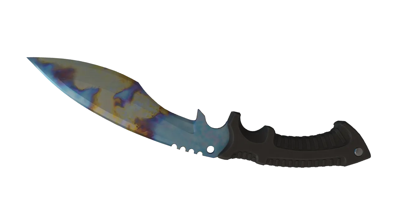Kukri Knife | Case Hardened seed #458, back