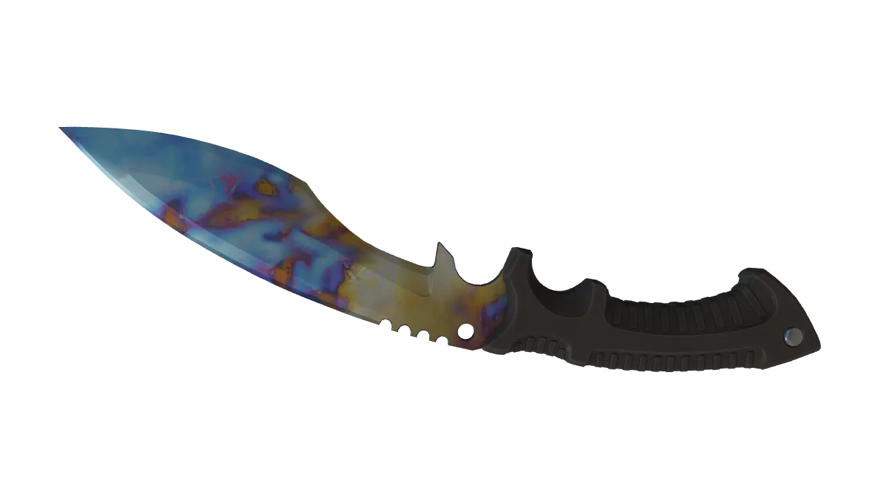 Kukri Knife | Case Hardened seed #463, back